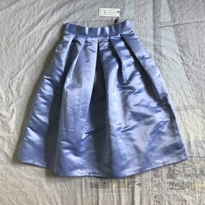 Closet London Pleated Sateen Skirt